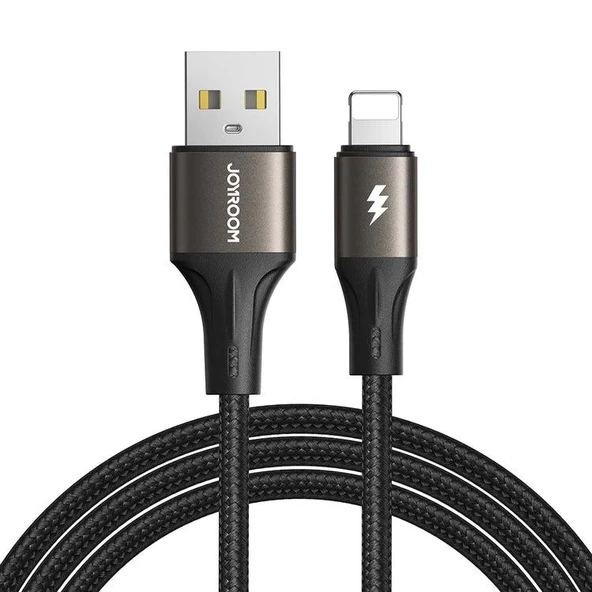 Joyroom Usb-Lighting Metal Hızlı Şarj Ve Data Kablo 3 Amper 1.2 Metre - 2