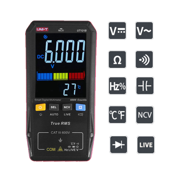 Uni-T Ut121b Trms Akıllı Dijital Multimetre