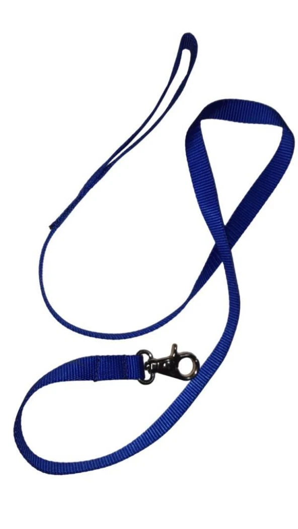 Lovely Kedi Köpek Şerit Gezdirme Kayışı Mavi 1,5cm - 120cm