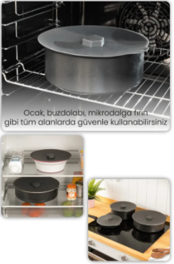 SİLİKON TENCERE KAPAK 2Lİ 21-25CM