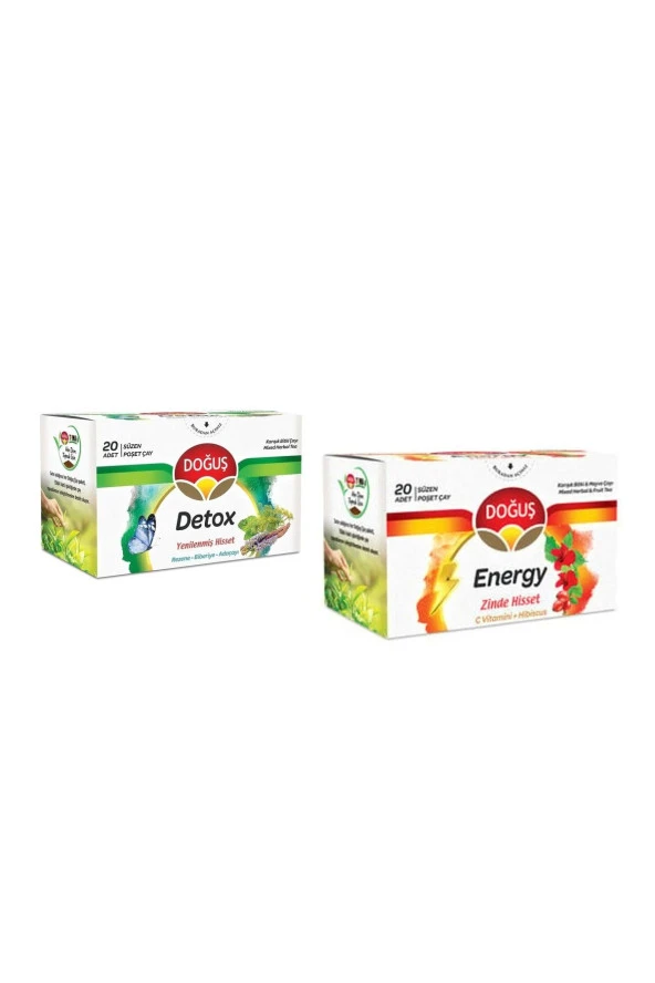 DOĞUŞ Detox Ve Energy Doğuş Süzen Bardak Poşet Çay