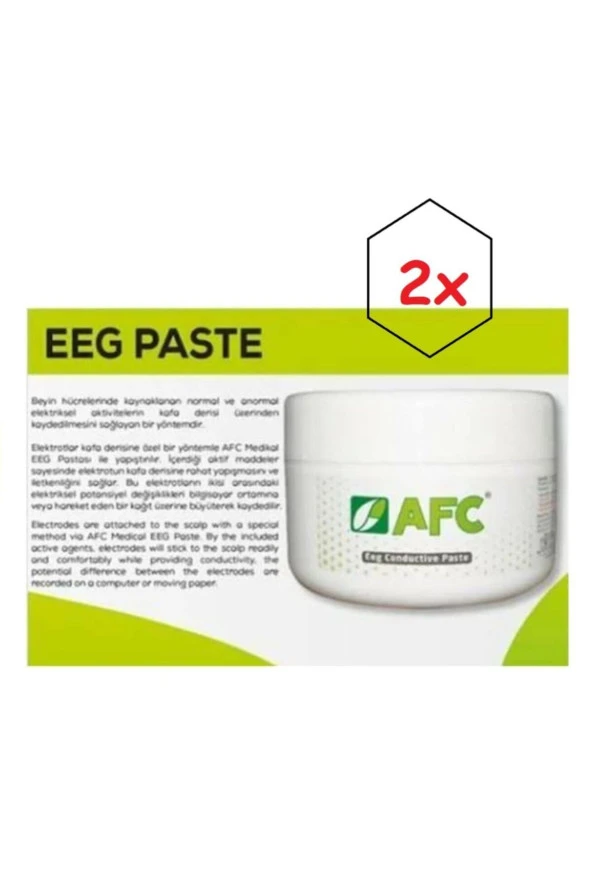 AFC Eeg Pastası 2 Adet 400Gr Eeg Paste Hipoallerjenik - 2