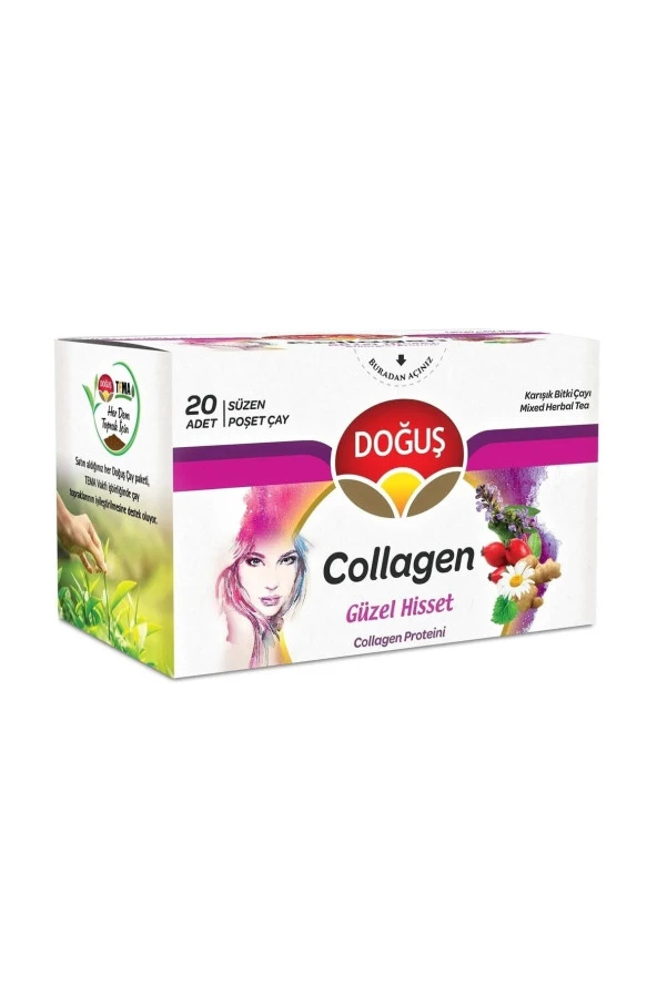 DOĞUŞ Collagen Bardak Poşet Çay 20'Li - Güzel Hisset