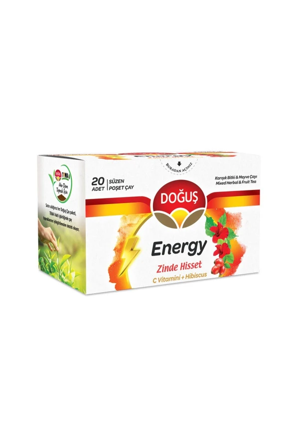 DOĞUŞ Energy Karışık Bitki Çayı 20'Li 40G