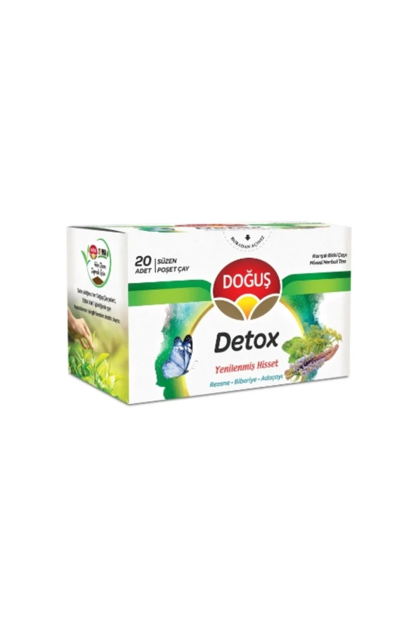 DOĞUŞ ÇAY Doğuş Detox Bitki Çayı 20'Li 35 Gr. (2'Li)