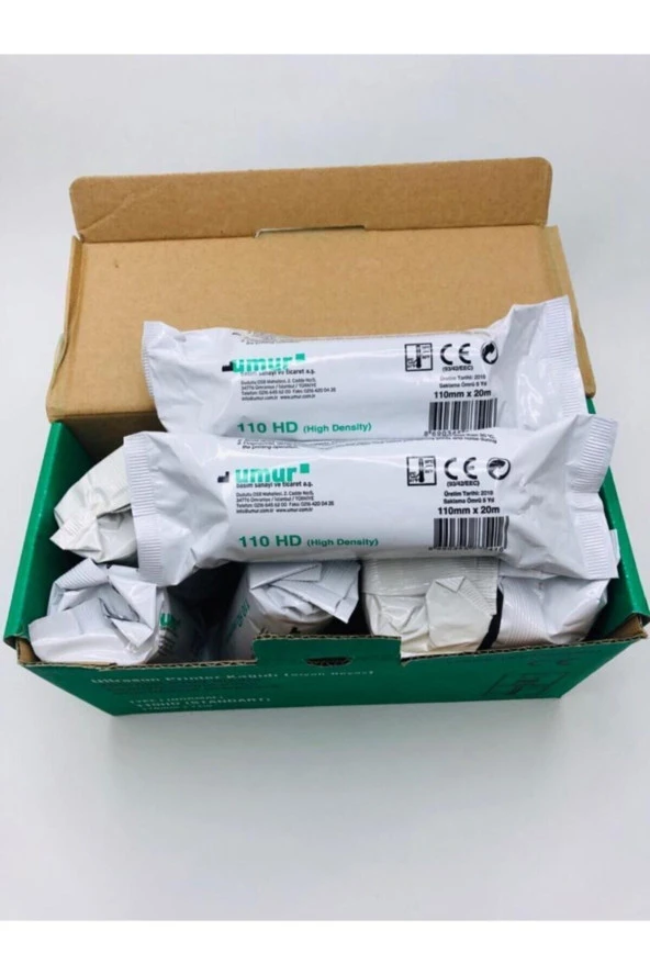 UMUR 3 Rulo 110Hd Ultrason Kağıdı Ultrasound Printer Kağıdı 110Hd Sony Ve Mitsubishi Uyumlu
