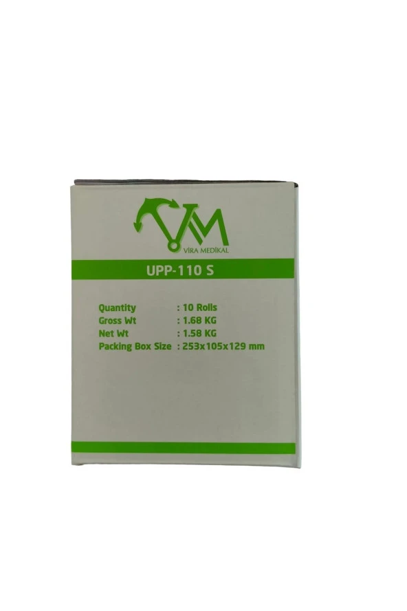 VİRA Upp 110 S Ultrason Kağıdı / Termal Paper For Video Printer 110 X 20 M - 3