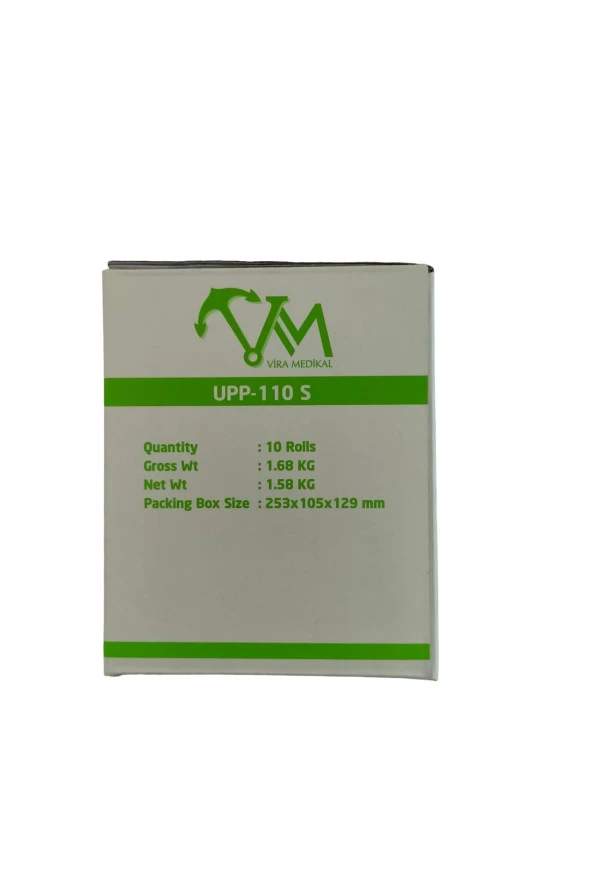 VİRA Upp 110 S Ultrason Kağıdı / Termal Paper For Video Printer 110 X 20 M 2 Adet - 4