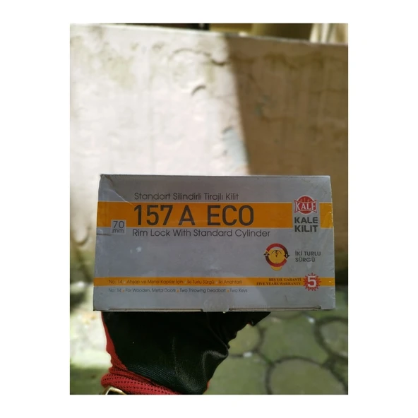 Kale 157 A Eco Tirajlı Demir Kapı Kilidi - 1