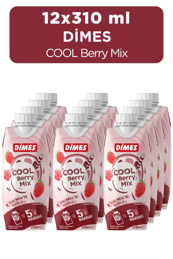 Dimes Cool Berry Mix 310ml - 12 Adet