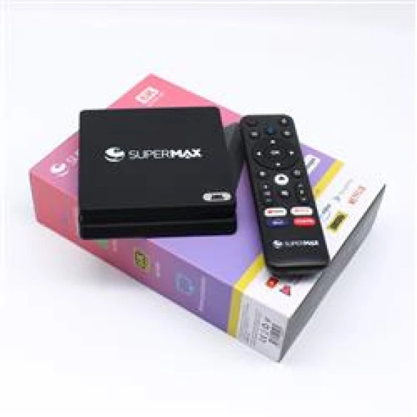 Supermax 6K HDR Android TV Set-Top Box - 6