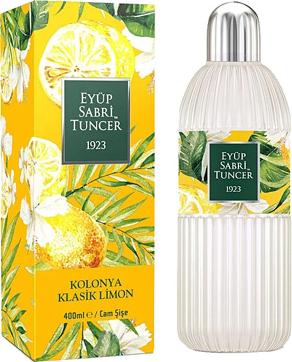 Eyüp Sabri Tuncer Limon Kolonyası Cam Şişe 400 ML