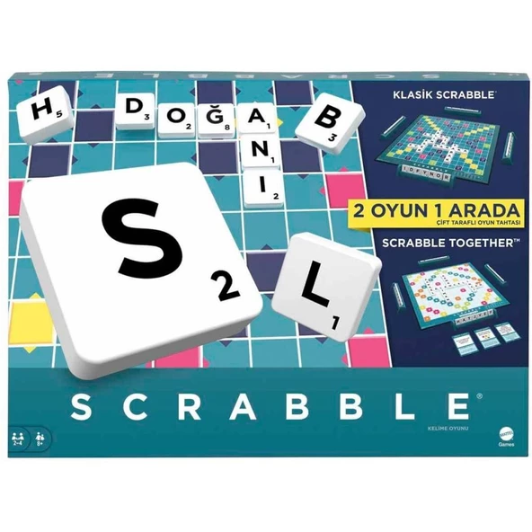 Scrabble 2in1 Türkçe HXV98 Lisanslı Ürün - Resim 5