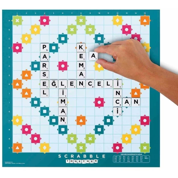 Scrabble 2in1 Türkçe HXV98 Lisanslı Ürün - Resim 4