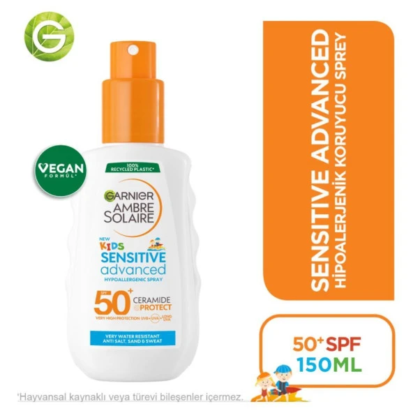 Garnier Kids Sensitive Advanced Spray Çocuk Hassas Spf50 150ml