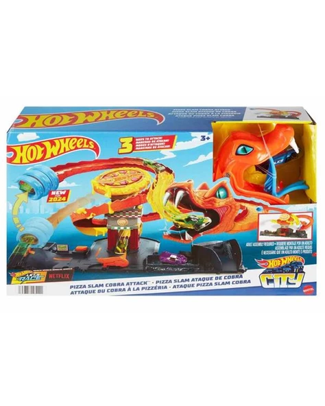 Hot Wheels Pizza Slam Kobra Saldırısı Oyun Seti HTN81