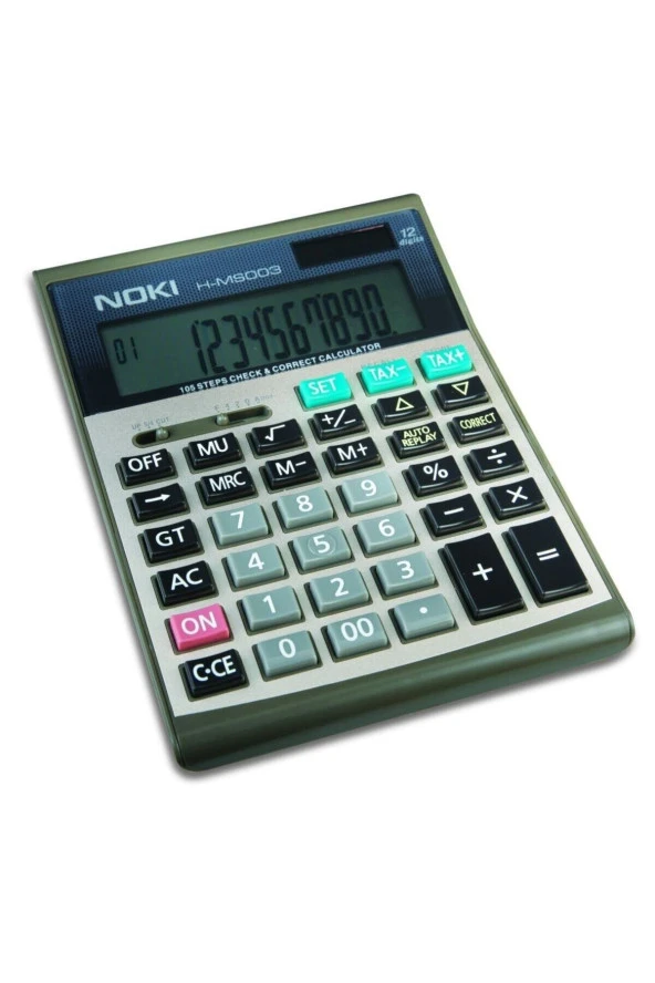 Noki Hesap Makinası 12 Hane Masa Üstü H-Ms003