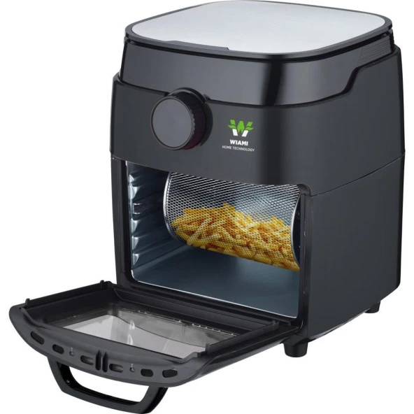 Wiami Airfryer Oven RA-011W 12 lt Siyah Yağsız Fritöz Teşhir - 2