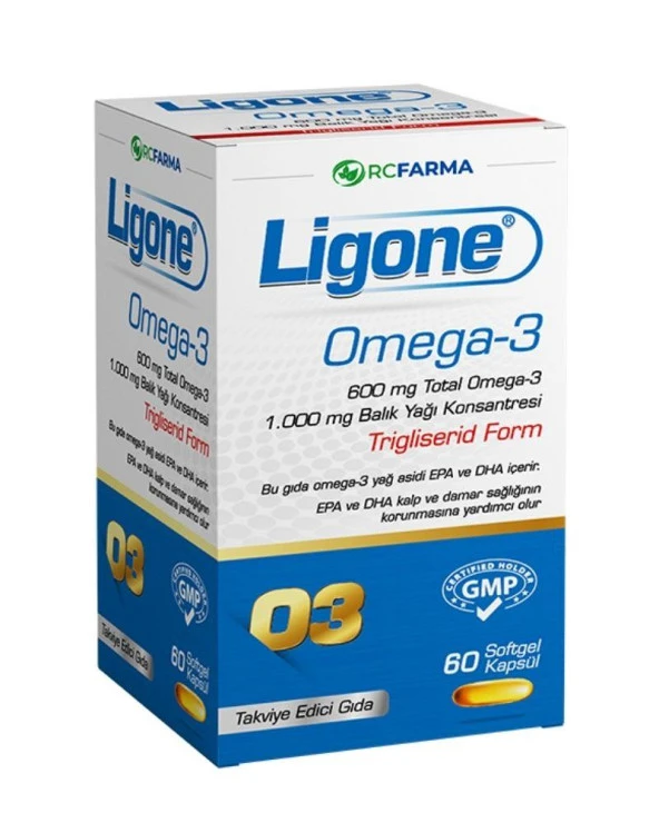 Ligone Omega3 60 Softgel ürün görseli
