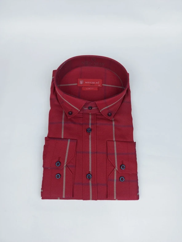 2461 Kareli Slim Fit Gömlek - 3