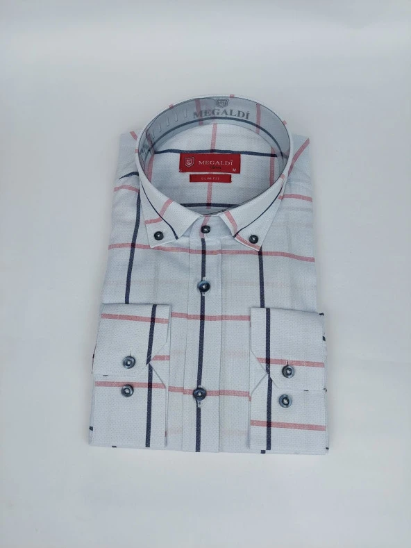 2494 Kareli Slim Fit Gömlek - 2