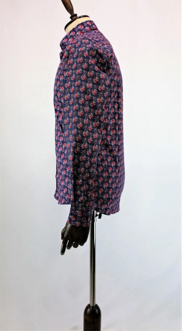 2491 Desenli Slim Fit Gömlek