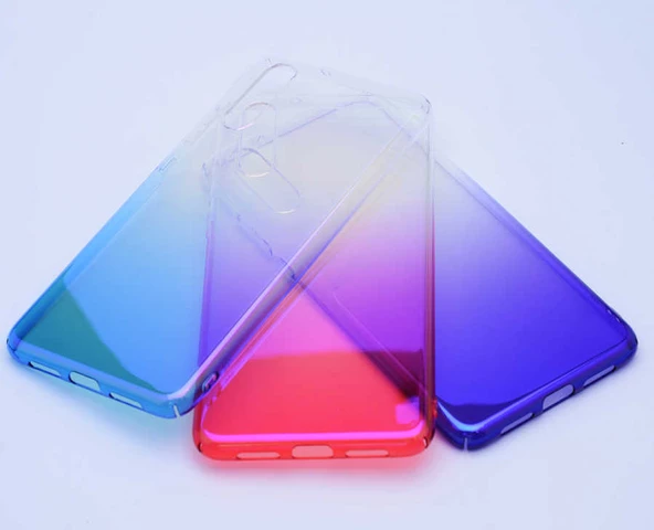 Huawei P20 Kılıf Parlak Renk Geçişli Kılıf - Resim 7