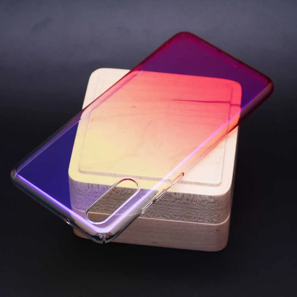 Huawei P20 Kılıf Parlak Renk Geçişli Kılıf - Resim 2
