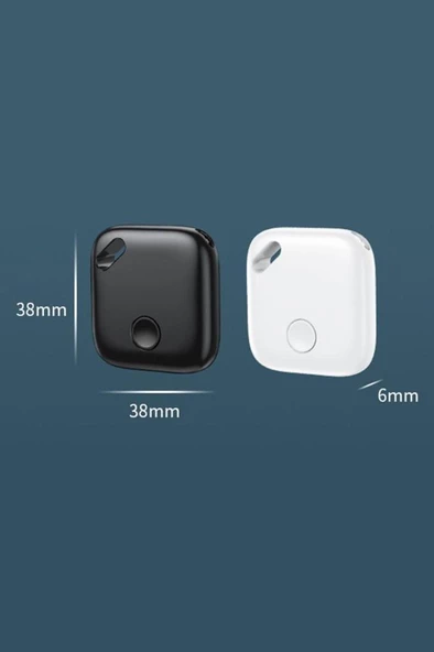 Torima Siyah F1 Smart Tag Takip Cihazı Apple My Find Uyumlu - 3