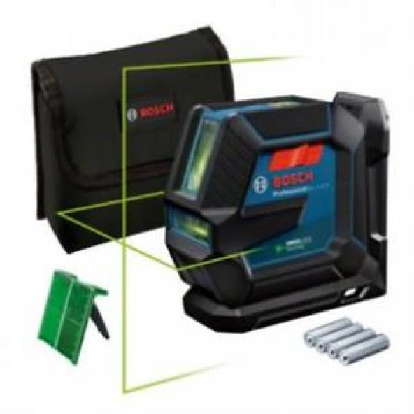 BOSCH GLL 2-15 G ÇAPRAZ ÇİZGİ LAZERİ + LB10