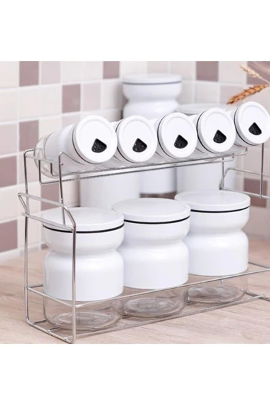 Perotti 13625 Sun White 8 Li Cam Baharatlık