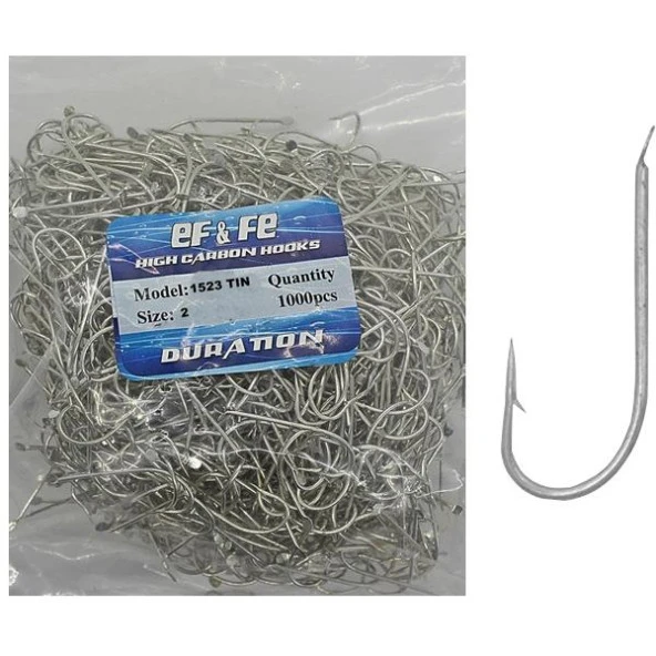 Effe 1523 Black Dökme Olta İğnesi 100 Adet