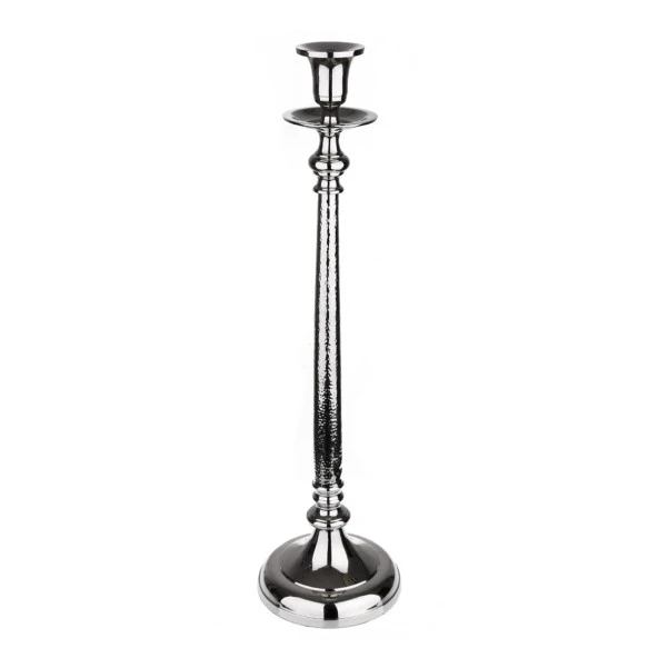 Crearthome Gümüş Dekoratif Yer Mumluğu 72 cm  FA 359 - 2