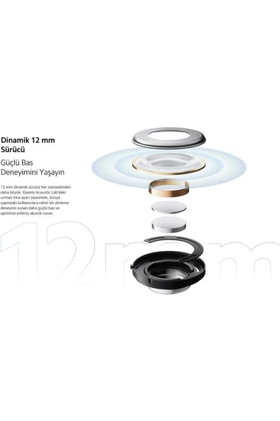 Xiaomi Redmi Buds 4 Active Bluetooth Kulaklık Siyah - 6