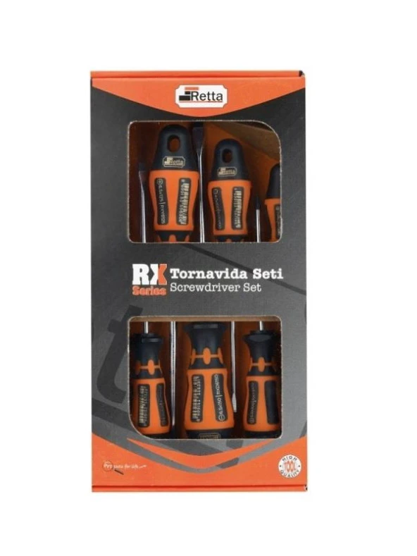 Retta Rxs6000 Tornavida Seti 6 Parça Rx Seri
