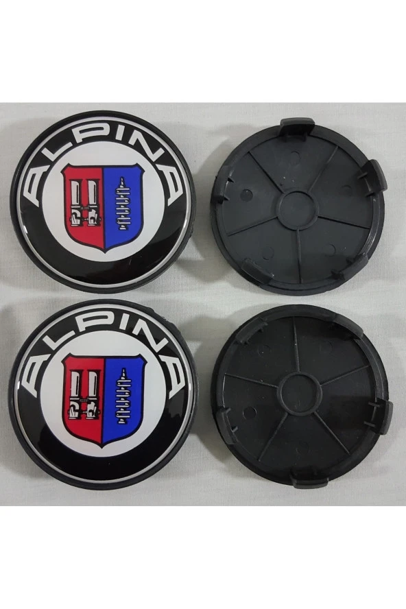 ALPİNA Jant Göbeği 68mm 4 Adet , ALPİNA BMW Jant Kapağı , BMW ALPİNA Jant Göbeği BMW - 2