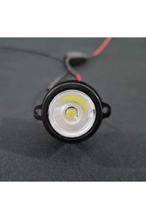 Vidalı Mercekli Power Led Beyaz Renk 1 ADET ,1 Watt Gücünde Sis Farı