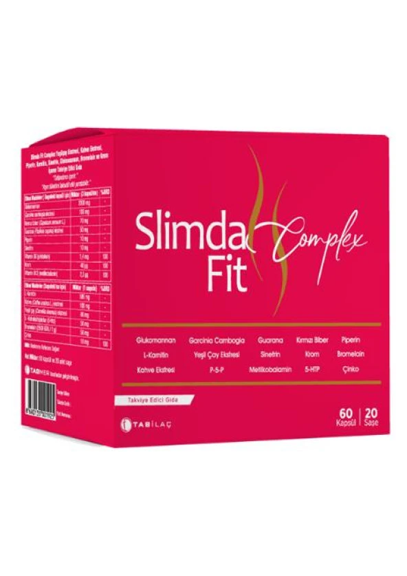 Slimda Fit Complex 60 Kapsül 20 Saşe ürün görseli