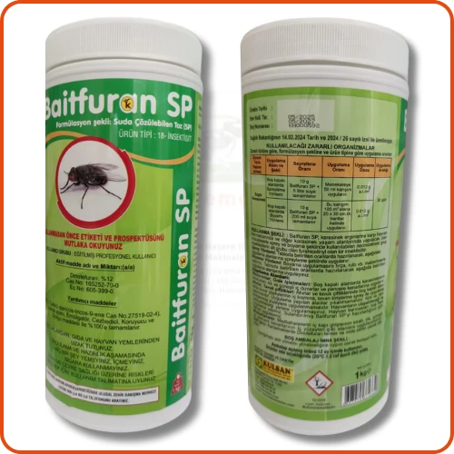 Baitfuran SP Suda Çözülebilen Granül Karasinek İlacı | 1 Kg - Resim 4