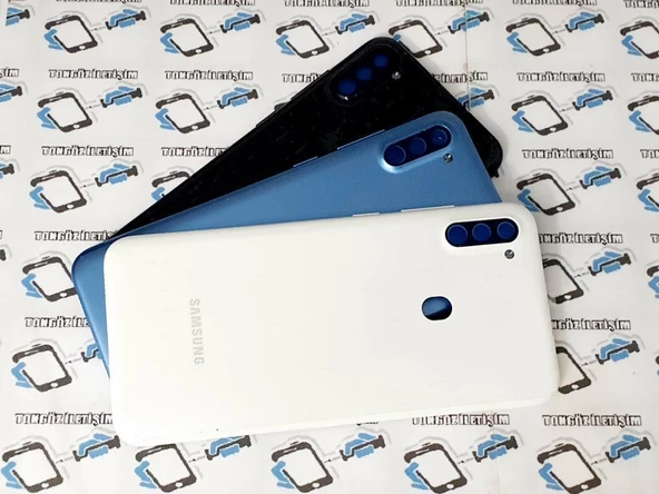Samsung Galaxy A11 Full kasa Arka Pil Batarya Kapağı (Tuş Takımı) - Resim 4