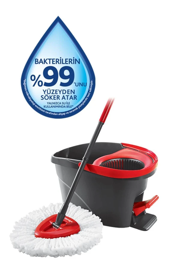 Vileda Turbo Pedallı Temizlik Seti + Turbo Üçgen Mikrofiber Yedek Paspas - 2