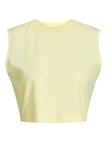 JJXX Bayan Bisiklet Yaka Kadın Crop Tişört 12224211 - Resim 5