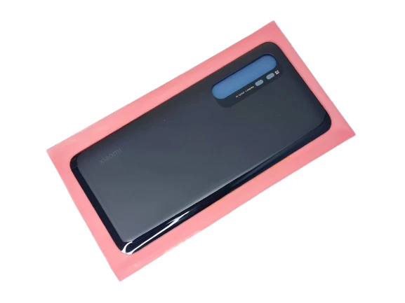 Tkgz Xiaomi Mi Note 10 Lite Arka Kapak Batarya Pil Kapağı (CAM) SİYAH