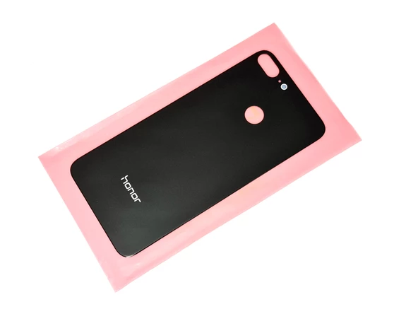 Tkgz Huawei Uyumlu Honor 9 Lite Arka Pil Batarya Kapağı (CAM) SİYAH