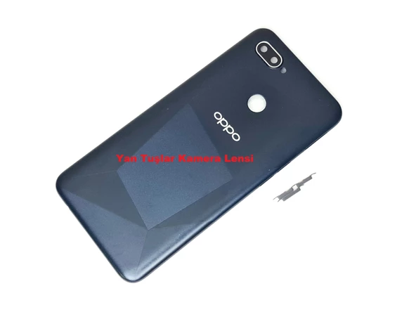 Tkgz Oppo A12 Kasa Arka Pil Batarya Kapağı SİYAH