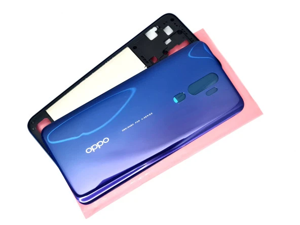 Tkgz Oppo A5 2020 Kasa Arka Pil Batarya Kapağı MAVİ