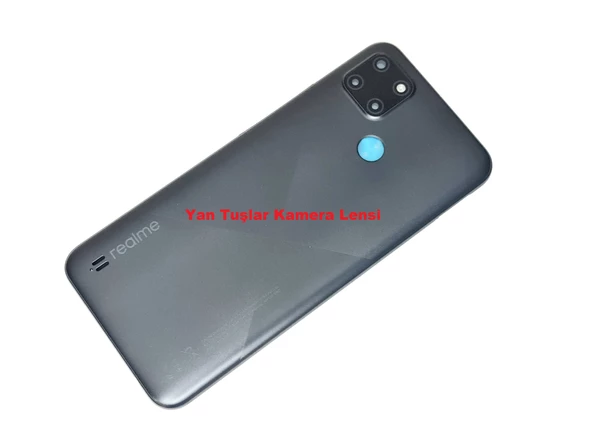 Tkgz Oppo Realme C21Y Kasa Arka Pil Batarya Kapağı SİYAH