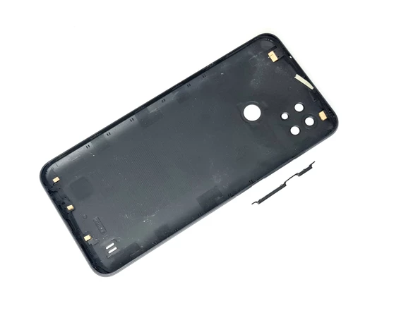 Tkgz Oppo Realme C21 kasa Arka Pil Batarya Kapağı SİYAH - Resim 2