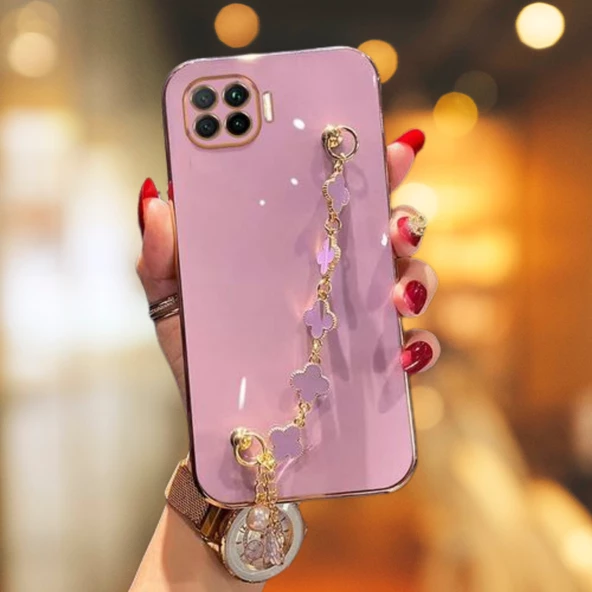 Oppo Reno 4 Lite  Elçek Şanzelize Kılıf - 3