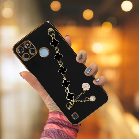 Realme C21 Y Tlp Elçek Şanzelize Kılıf - 4